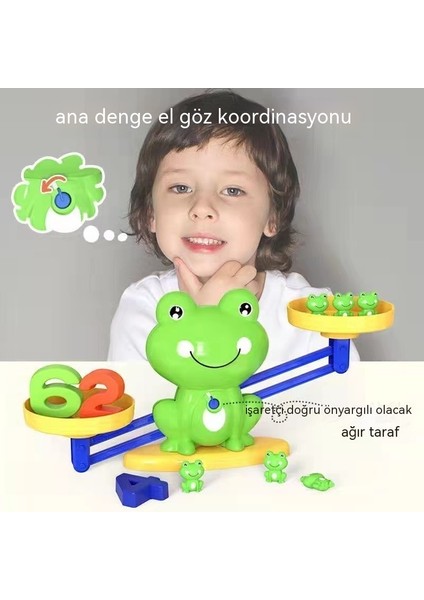 Çocuk Dijital Kurbağa Dengesi Erken Eğitim Eğitici Oyuncaklar Oyun Zekası Mantıksal Düşünme Eğitimi 38 Ağırlık 20 Sayı (Yurt Dışından) modelleri