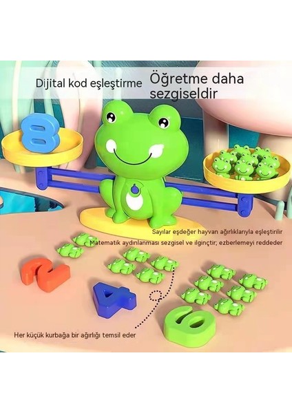 Çocuk Dijital Kurbağa Dengesi Erken Eğitim Eğitici Oyuncaklar Oyun Zekası Mantıksal Düşünme Eğitimi 38 Ağırlık 20 Sayı (Yurt Dışından) fırsatları