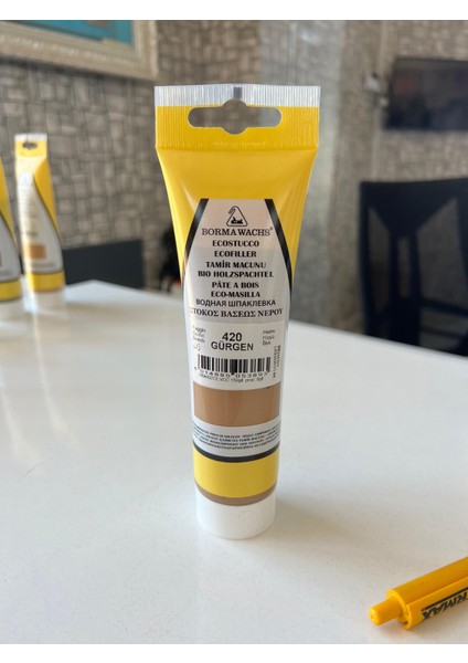 Borma Wachs Ahşap Mobilya Tamir Dolgu Macunu Gürgen Renk