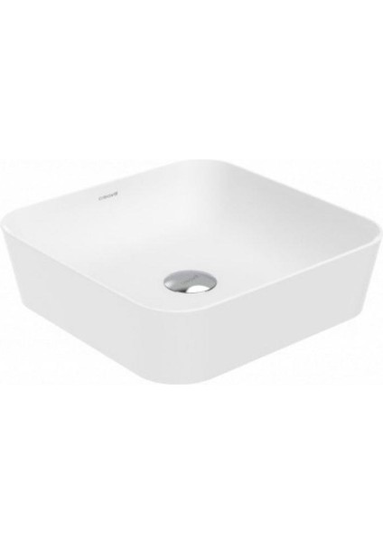 Ultra Kare Çanak Lavabo Beyaz 40CM