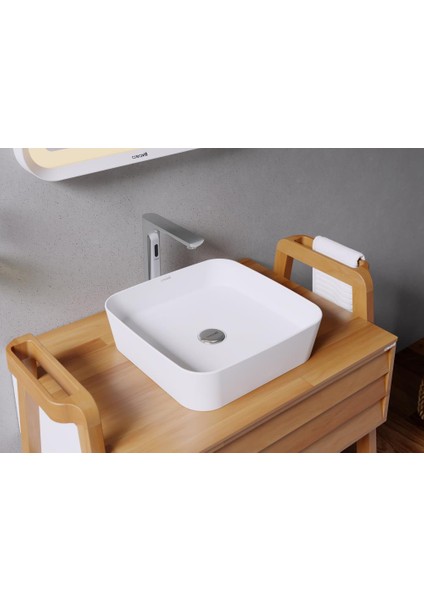 Ultra Kare Çanak Lavabo Beyaz 40CM indirimleri
