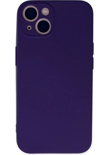 iPhone 13 Mini Kılıf Nano Içi Kadife Silikon - Mor