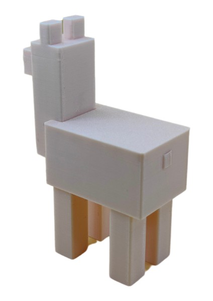 Minecraft Lama Figür - Minecraft Temalı 3D Mini Oyuncak modelleri