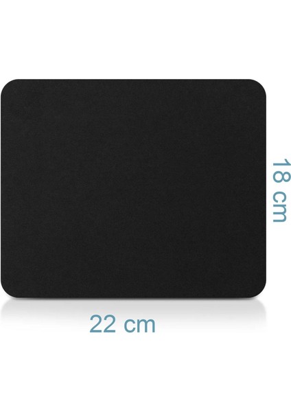 Kaymaz Mousepad 18X22 Siyah 1 Adet