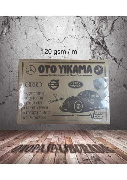 32X45 cm 120 Gr/m2 500 Adet Oto Paspas Kağıdı modelleri