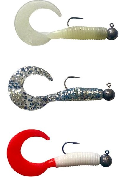 Lrf Mix Set 5gr 6cm 3ADET Pörch-Kefal Silikon Yem