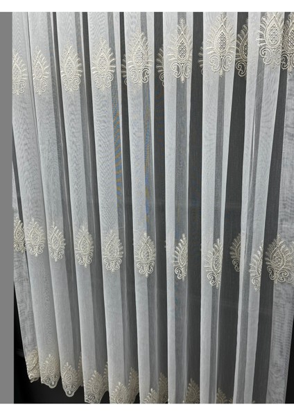 Nakışlı Tül,işlemeli,ütü Istemez.sık,pile,1,e,3,