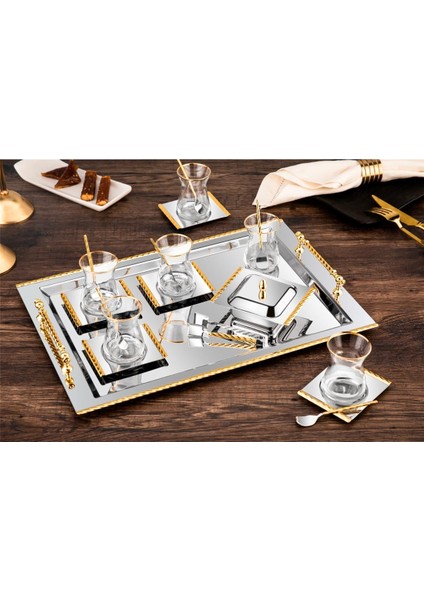 Roma Gold 40 Parça Çay Seti