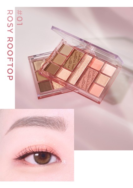 Mat ve Işıltılı Tonlar Barındıran Far Paleti Missha Mood Moment Palette (1 Rosy Rooftop) indirimleri