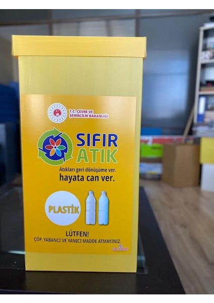 İzge Beşli Sıfır Atık Kutusu 35X35X70 cm – Geri Dönüşüm Için Renkli Atık Ayırma Seti fiyatları