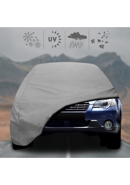 Subaru Outback 4 (2009 - 2014) Oto Branda Su Geçirmez Miflonlu Araba Brandası Klipsli Araba Çadırı