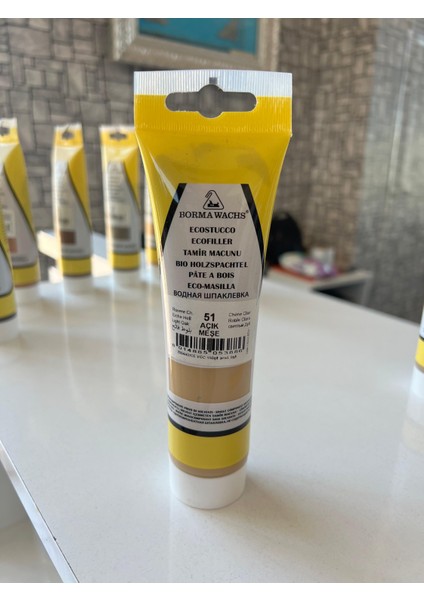 Borma Wachs Ahşap Mobilya Tamir Dolgu Macunu Açık Meşe Renk