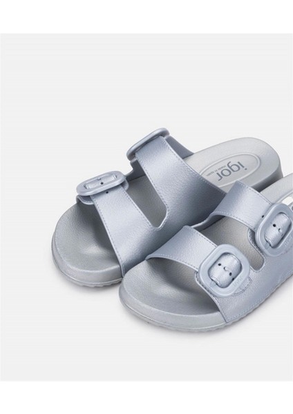 Kadın Habana Metal Terlik Silver S10345-201 modelleri