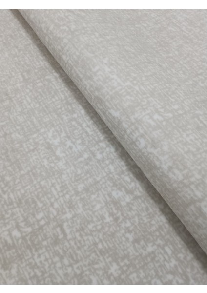 Düz Desen Bej Saçaklı Kaymaz Taban Kesme Yıkanabilir Halı Yolluk