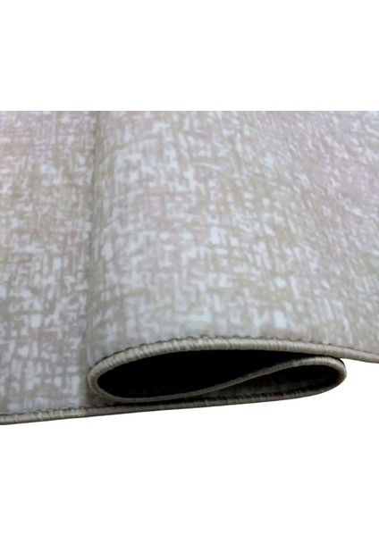 Düz Desen Bej Saçaklı Kaymaz Taban Kesme Yıkanabilir Halı Yolluk indirimleri