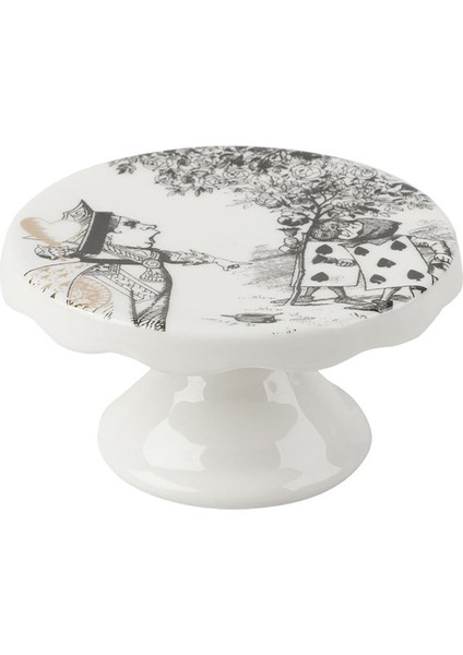 x V&a Alice In Wonderland Porselen 10CM 2li Kek, Pasta Standı modelleri