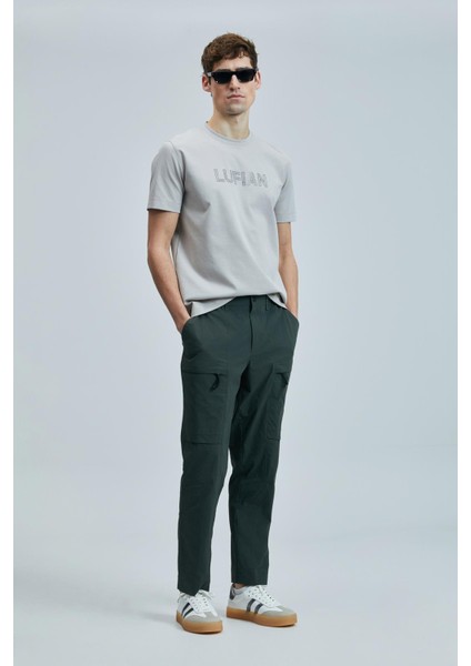 Think Slim Fit Erkek Taş Rengi T-Shirt (111020240) fiyatları
