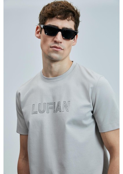Think Slim Fit Erkek Taş Rengi T-Shirt (111020240) modelleri