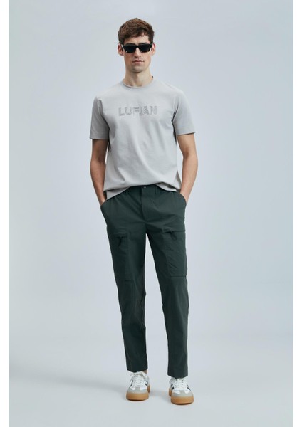 Think Slim Fit Erkek Taş Rengi T-Shirt (111020240) fırsatları