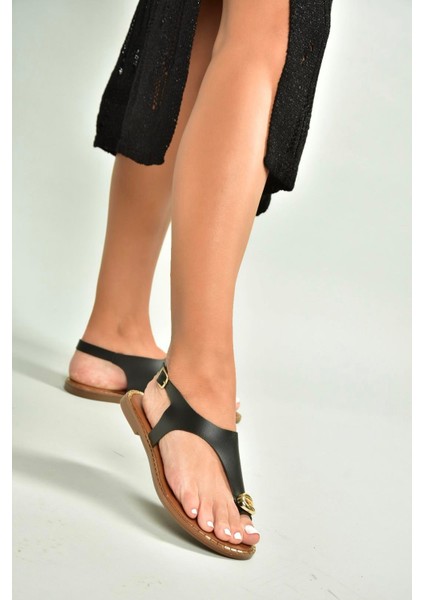 U652227109 Siyah Kadın Sandalet fiyatları