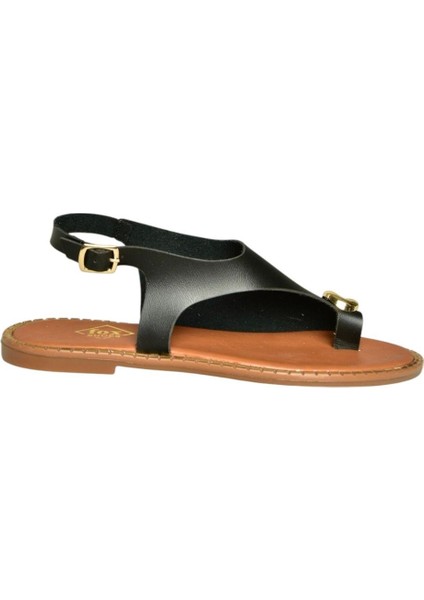 U652227109 Siyah Kadın Sandalet indirimleri