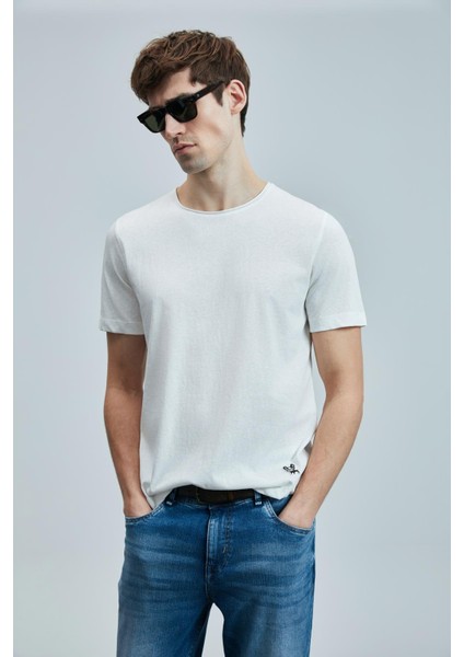 Junya Slim Fit Erkek T-Shirt Kırık Beyaz (111020259) indirimleri