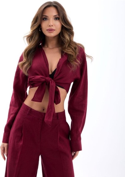 6759 Crop-Bordo