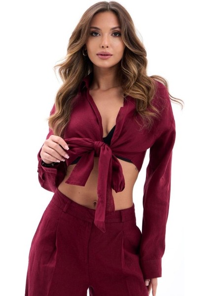 6759 Crop-Bordo