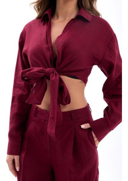 6759 Crop-Bordo