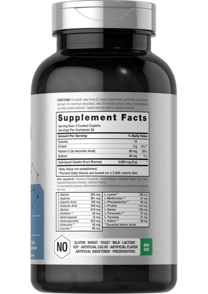 Amino Acid Complex 3000 mg 250 Caplet fırsatları