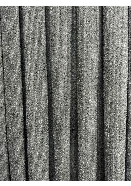 Bohem Kumaş Koyu Gri Fon Perde 1/3 Sık Pile fırsatları