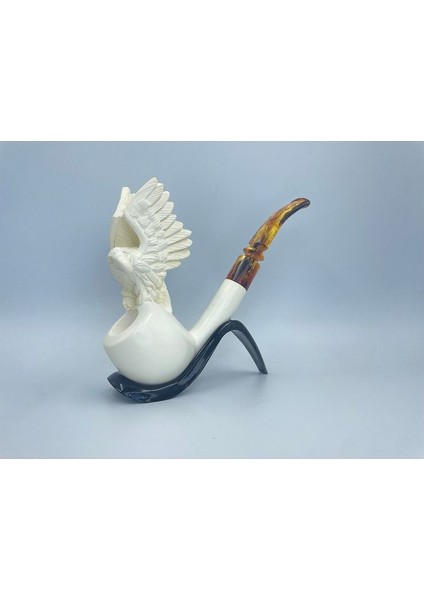 Golden Eagle Lületaşı Pipo – El Yapımı, Koleksiyonluk, Doğal Taş, Filtreli, Özgün Tasarım fiyatları