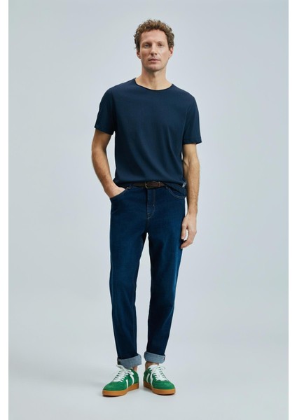 Junya Slim Fit Erkek T-Shirt Lacivert (111020259)