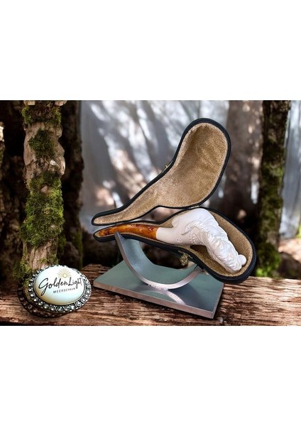 El Oyması Sessiz Bilge Lületaşı Pipo