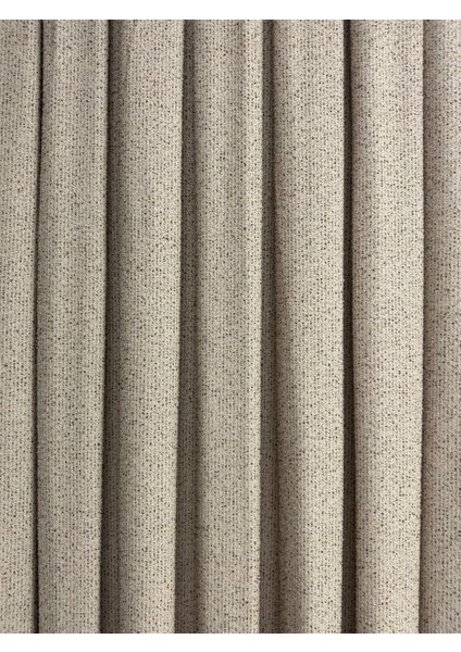 Bohem Kumaş Bej/sütlü Kahve Fon Perde 1/3 Sık Pile fırsatları