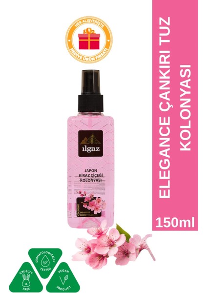Japon Kirazı Çiçeği Kolonyası | Elegance Series Sprey Çanta Boy Kolonya - 150 ml