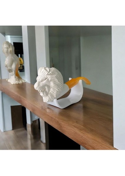 Ormanın Kralı Aslan Lületaşı Pipo