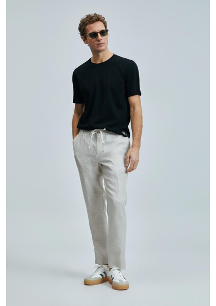 Junya Slim Fit Erkek T-Shirt Siyah (111020259)