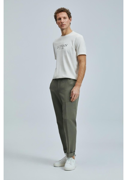 Love Regular Fit Erkek Ekru T-Shirt (111020238) fırsatları