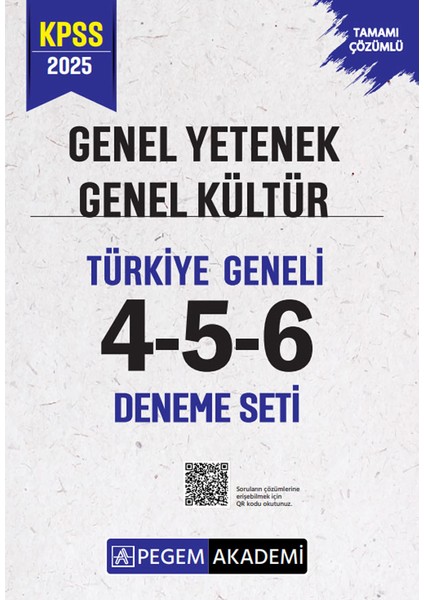 2025 Kpss Genel Yetenek Genel Kültür Tamamı Çözümlü Türkiye Genel