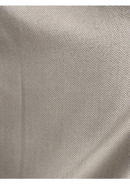 Balık Sırtı Bej Fon Perde 1/3 Sık Pile Fon Perde