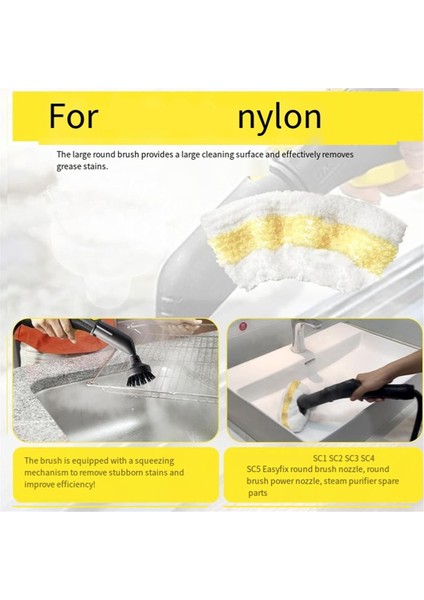 Karcher Buharlı Temizleyiciler Sc1, Sc2, Sc3, Sc4, Sc5 Için Aksesuar Seti - Nozullar, Fırçalar ve Bezler Dahil (Yurt Dışından) modelleri