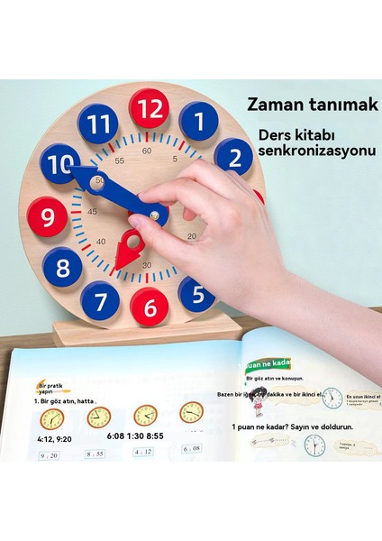 Çocuk Ahşap Dijital Saat Tanıma Zaman Öğretim Yardımcıları, Saat Modelleri, Eşleştirilmiş Bulmaca Oyuncakları (Yurt Dışından) modelleri
