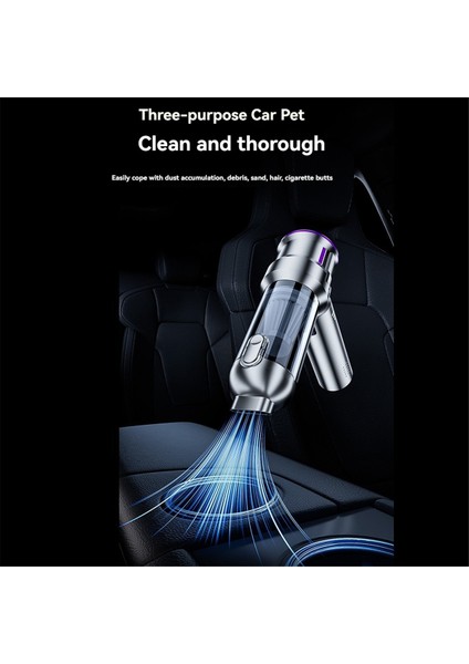 Araba Elektrikli Süpürge Taşınabilir Yüksek Güçlü El Tipi Fırçasız Motor Temizleme Makinesi Hava Toz Alma Makinesi Ev Aletleri Için Gümüş (Yurt Dışından) fiyatları