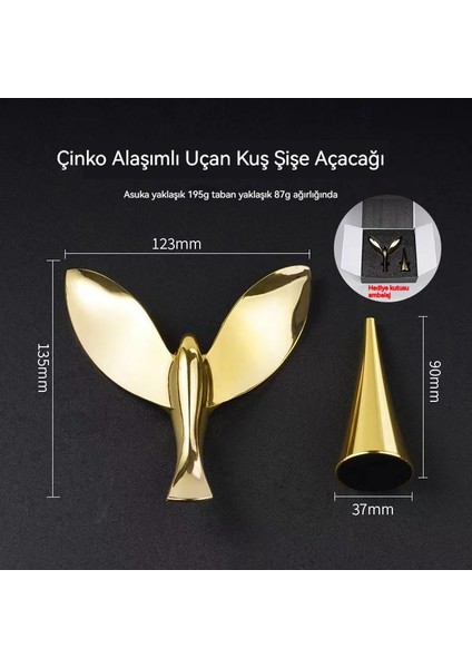 Ev Mutfak Uçan Kuş Paslanmaz Çelik Denge Şişe Açacağı (Yurt Dışından)