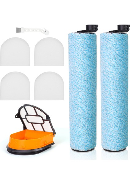 WD161 Yedek Hepa Filtre ve Fırça Silindiri Seti Shark Hydrovac Messmaster AW261, WD160, WD161,WD260,WD261, WD265 Için (Yurt Dışından)