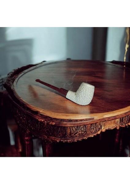 Beyaz Dokunuş Lületaşı Pipo