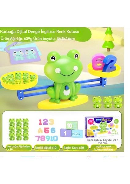 Kurbağa Toplama ve Çıkarma Denge Oyunu Bulmaca Denge Oyuncak (Yurt Dışından)