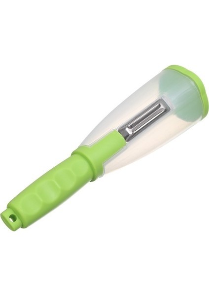 Yeşil Stil Sebze Soyma Bıçağı Konteyner ile Patates Havuç Elma Soyucu Mutfak Meyve Dilimleme Saklama Kutusu Aletleri ile (Yurt Dışından)