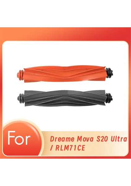 Dreame Mova S20 Ultra / RLM71CE Robot Süpürge Için 2 Adet Ana Fırça Ultra Dayanıklı Aksesuarlar (Yurt Dışından)